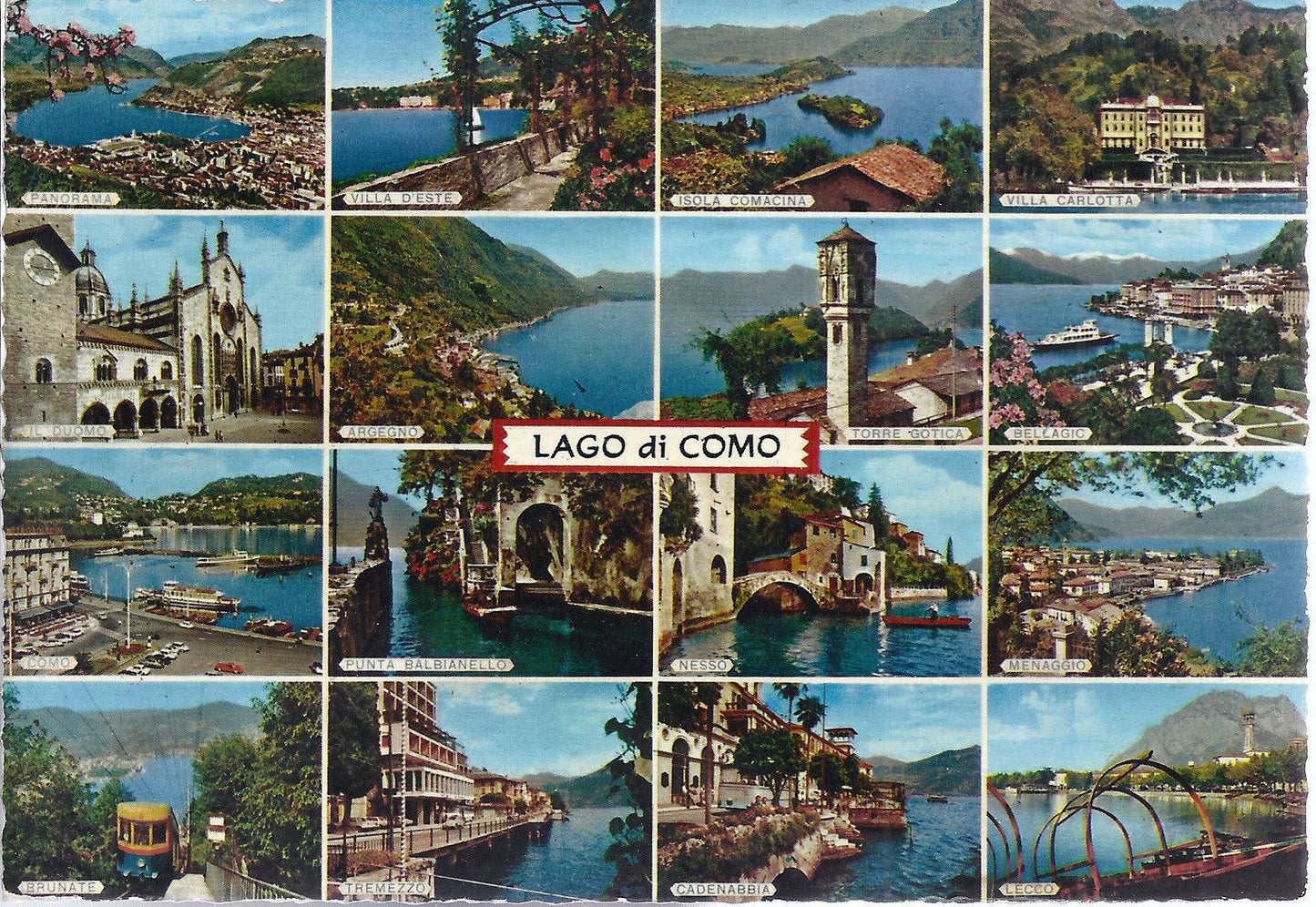 LAGO DI COMO - 16 VEDUTINE - NV - FG