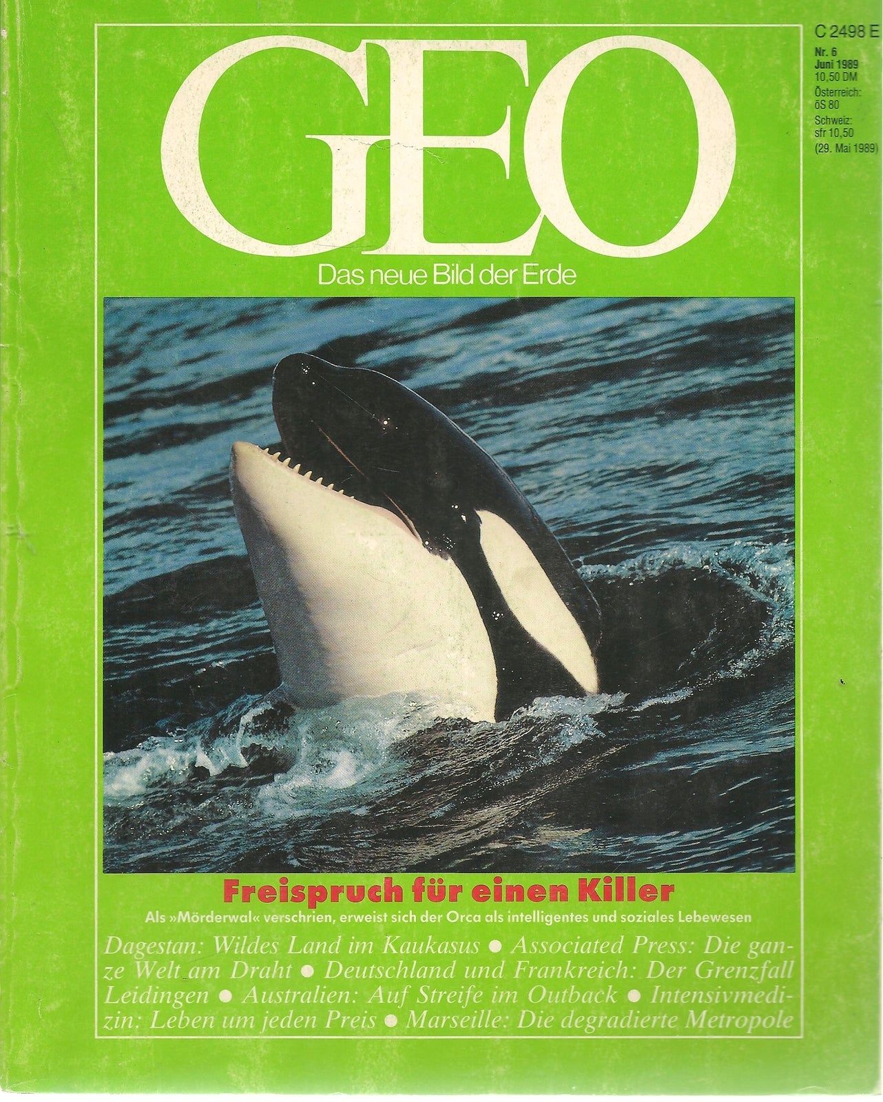 GEO - 6 GIUGNO 1989 GERMAN TEXT