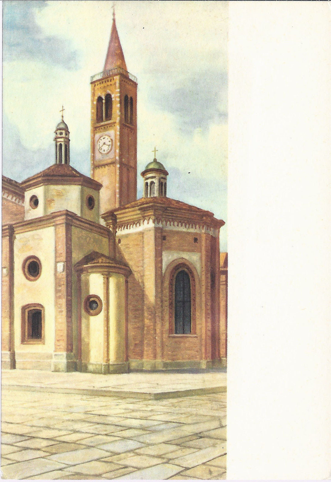 MILANO - IL CAMPANILE DI S. MARCO - NV - DISEGNATA