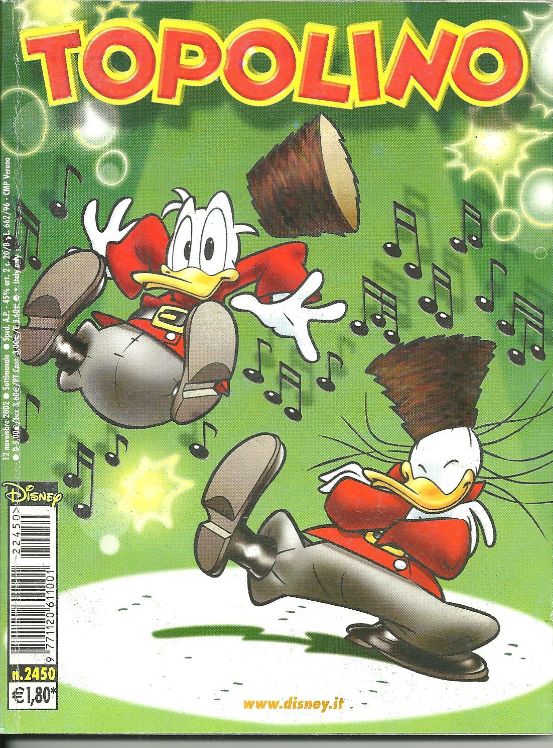 TOPOLINO N. 2450 - 12 NOVEMBRE 2002