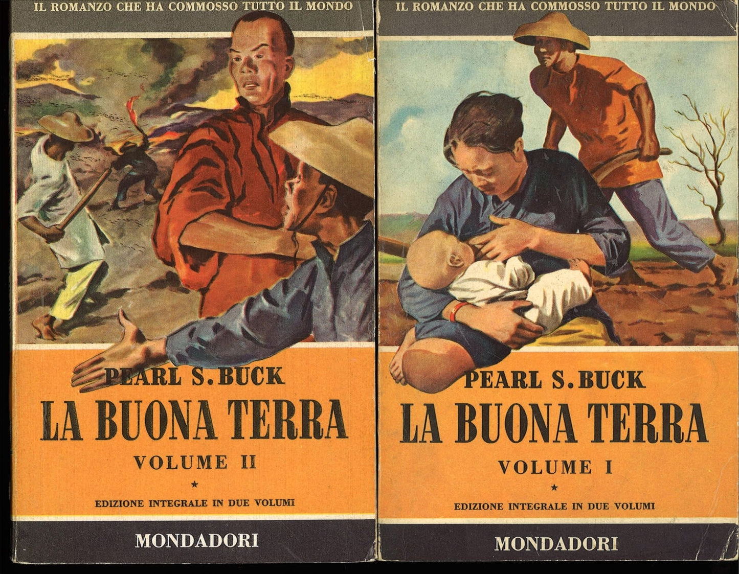 LA BUONA TERRA - PEARL S. BUCK - 2 VOLUMI