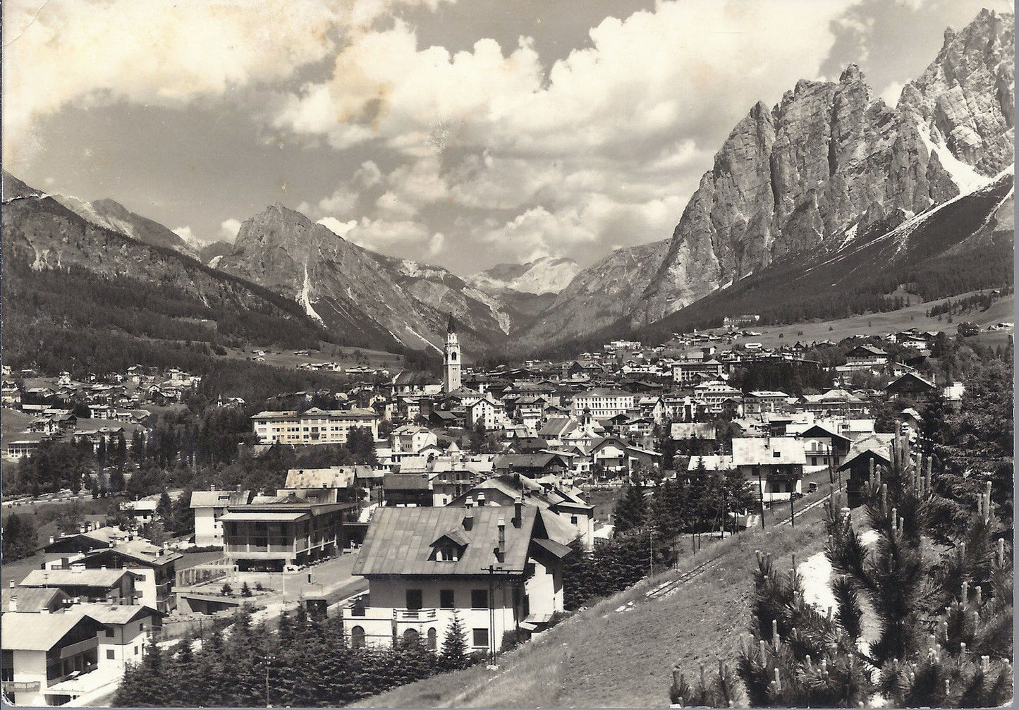 CORTINA - COL ROSA' - PUNTA FIAMMES - V1962
