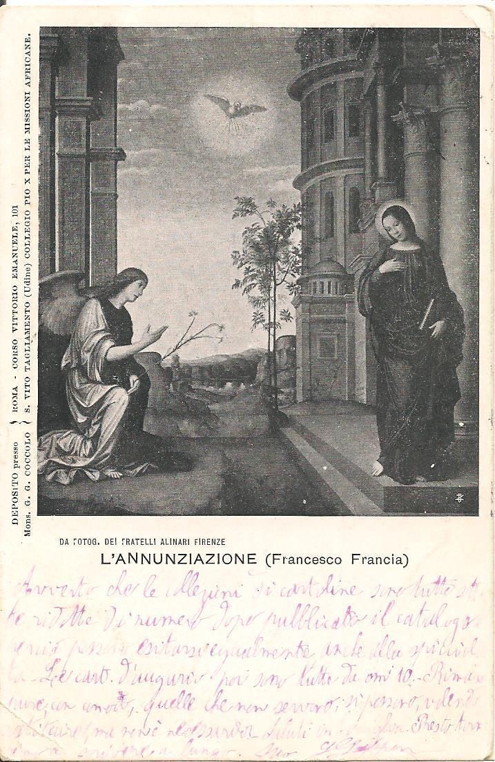 " L'ANNUNZIAZIONE " DI FRANCESCO FRANCIA - DO