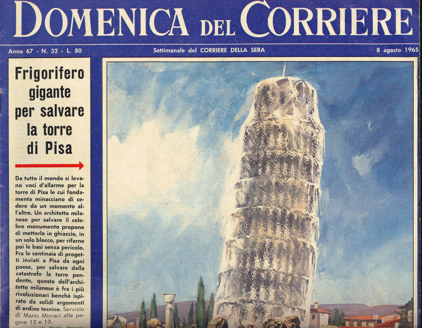 DOMENICA DEL CORRIERE N32 - 8 AGOSTO 1965