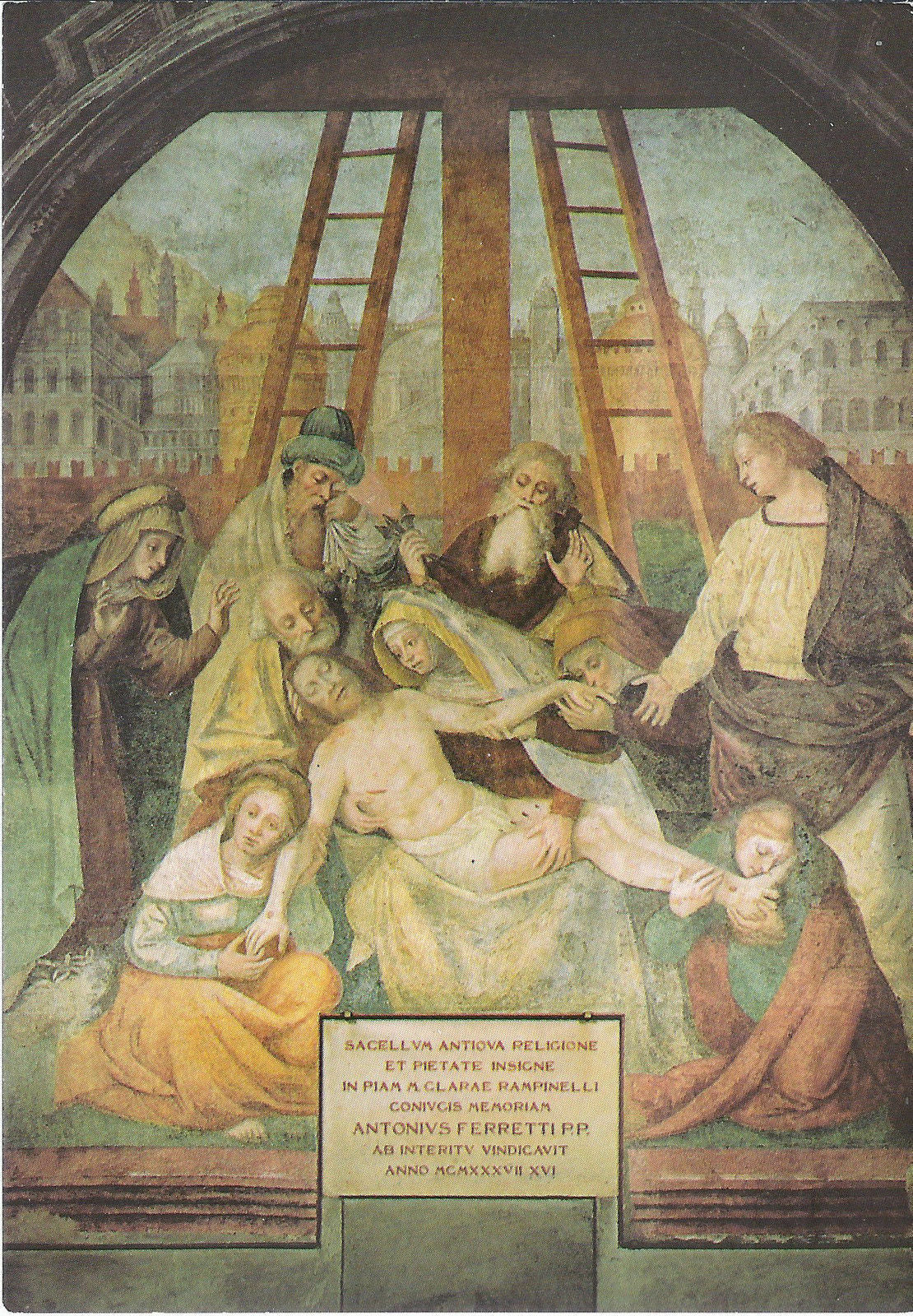 MILANO - BASILICA DI S. AMBROGIO - LA DEPOSIZIONE ATTRIBUITA