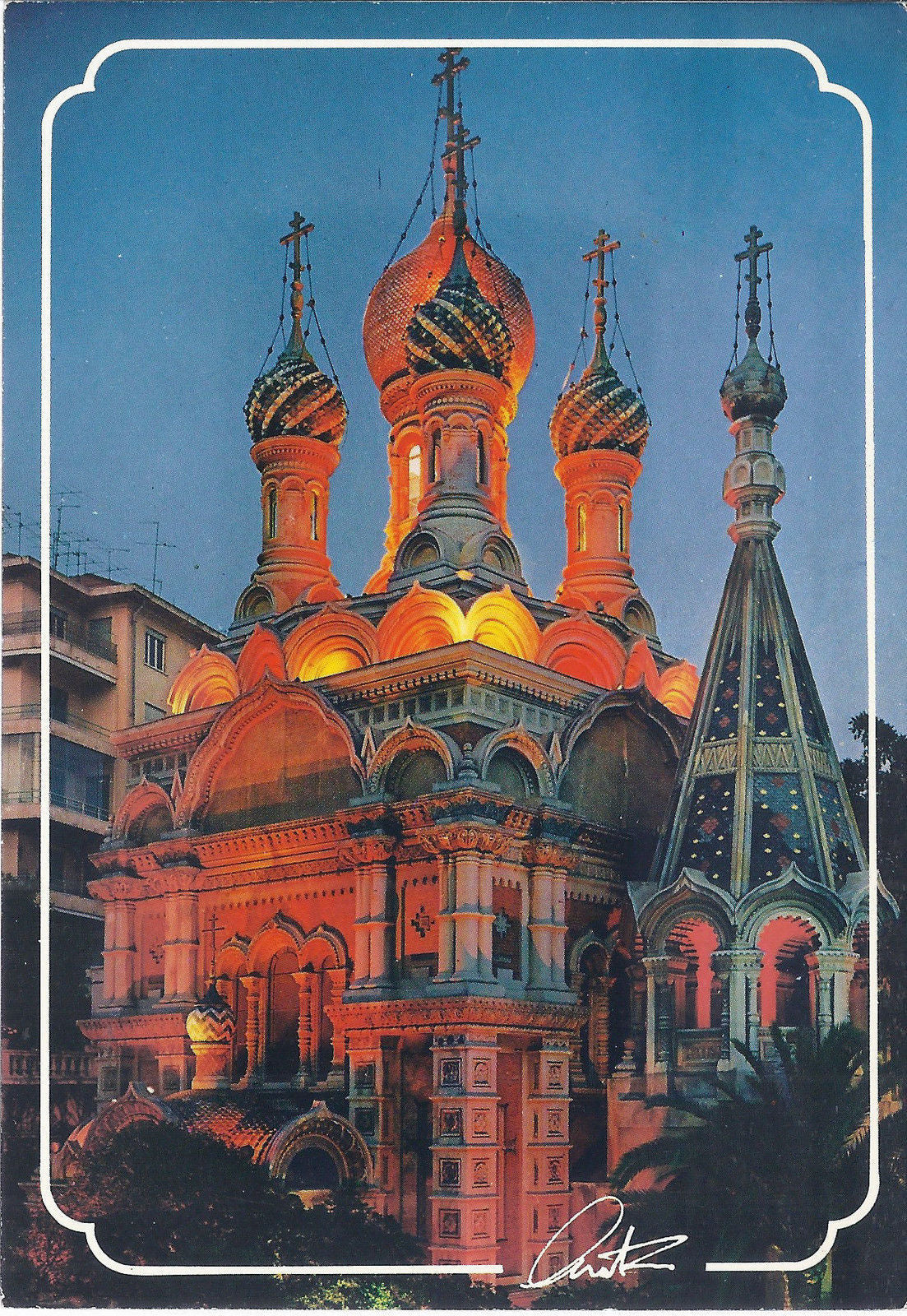 SANREMO - CHIESA RUSSA DI NOTTE - V 1988 - FG