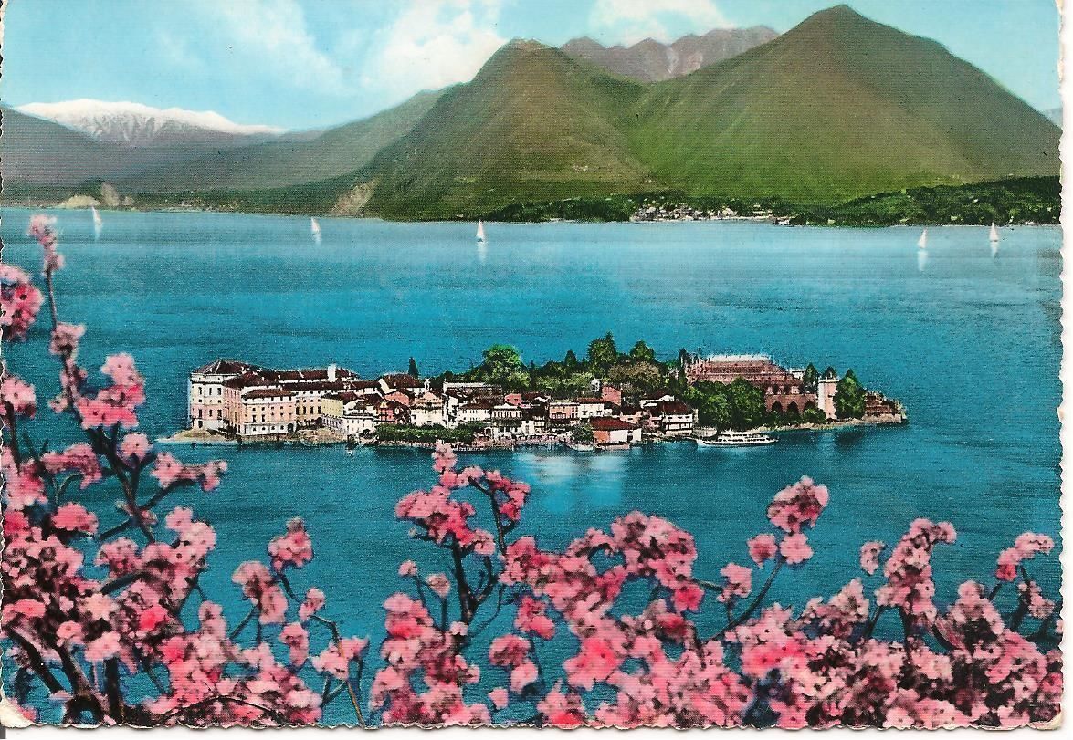ISOLA BELLA - LAGO MAGGIORE - ACQUARELLATA - V1961