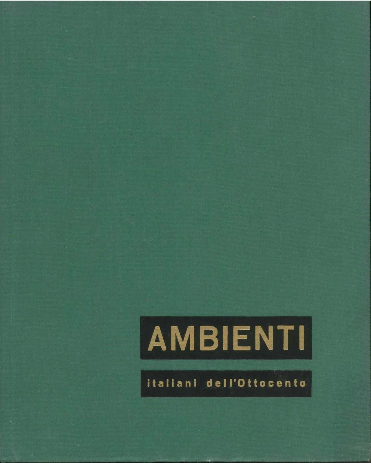 AMBIENTI ITALIANI NELL'OTTOCENTO - VALENTINO BROSIO