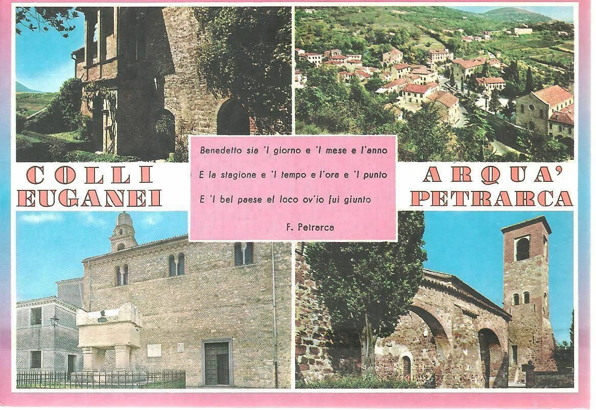 ARQUA' PETRARCA - COLLI EUGANEI - 4 VEDUTE - NV