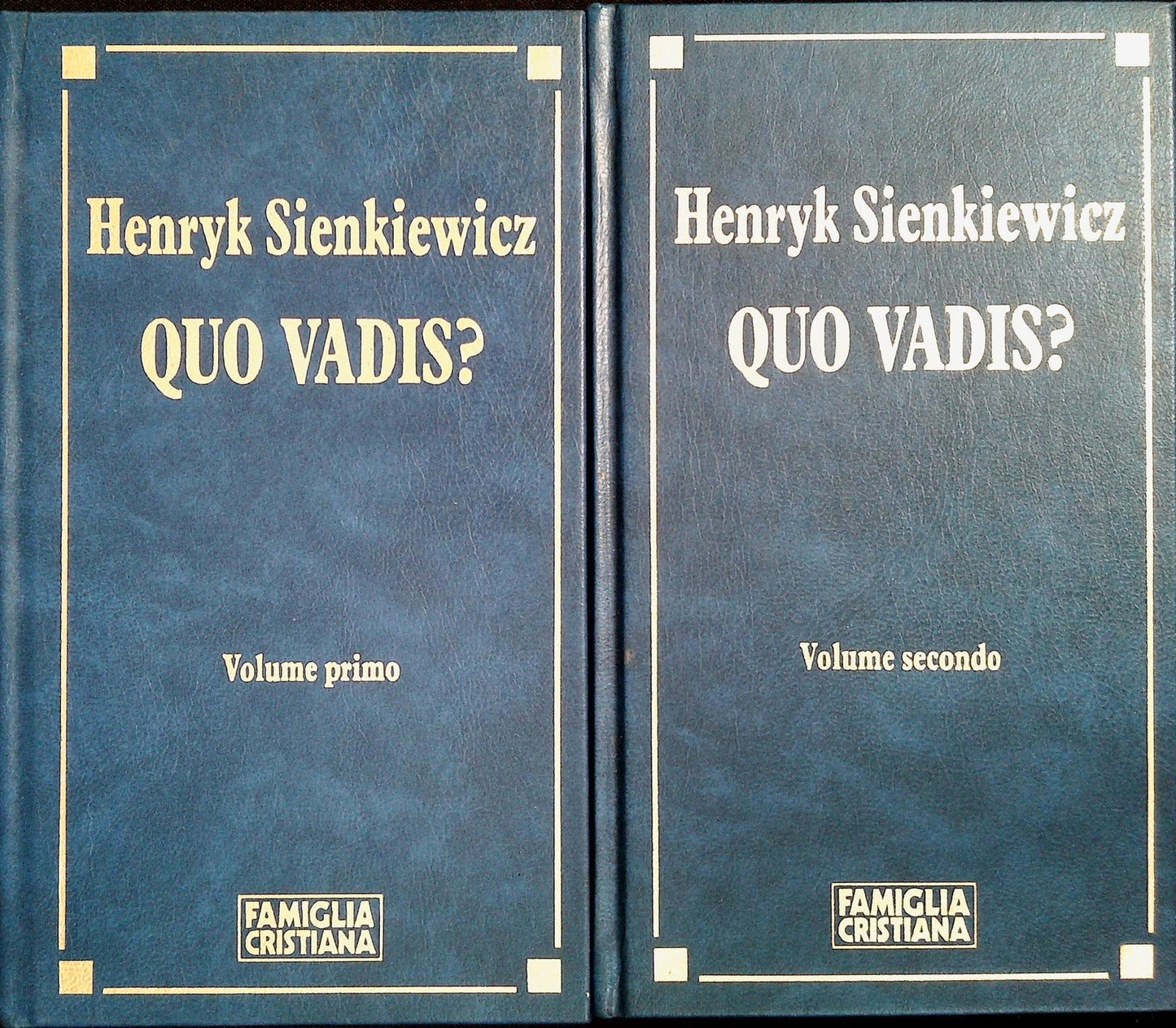 QUO VADIS? - HENRYK SIENKIEWICZ - FAM. CERISTIANA 1992 - 2 VOLUMI