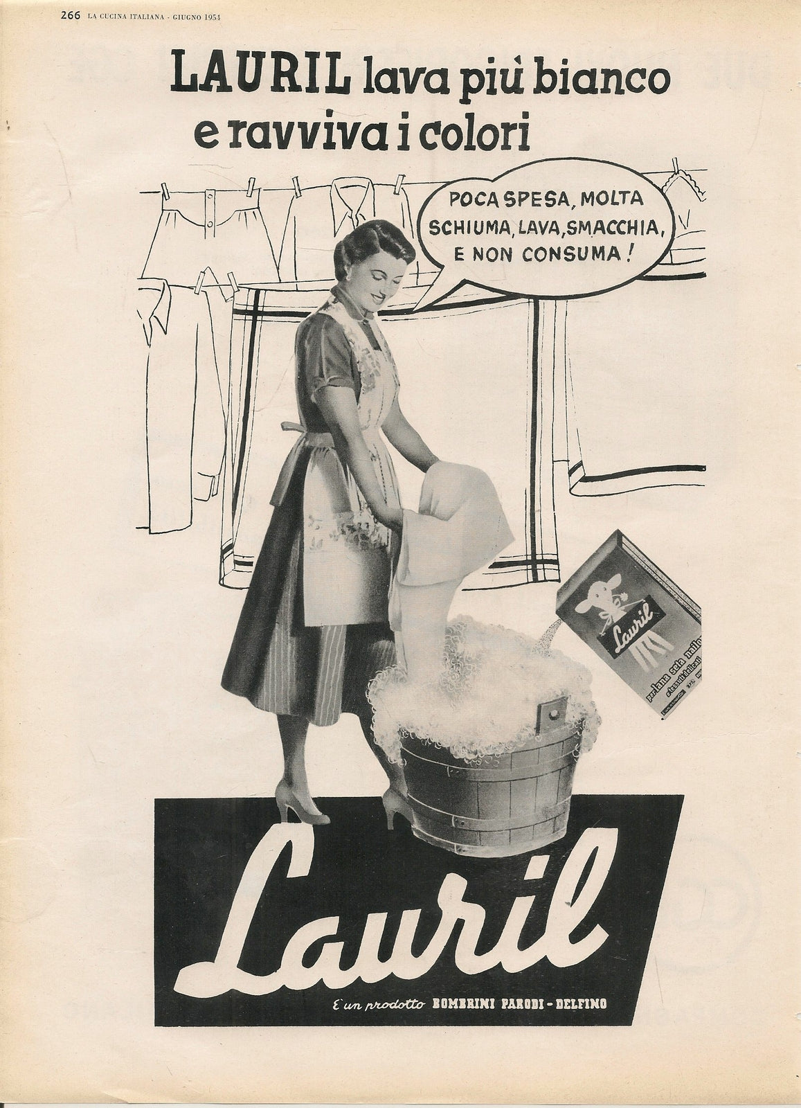 LAURIL LAVA PIU' BIANCO E RAVVIVA I COLORI - ADVERTSING