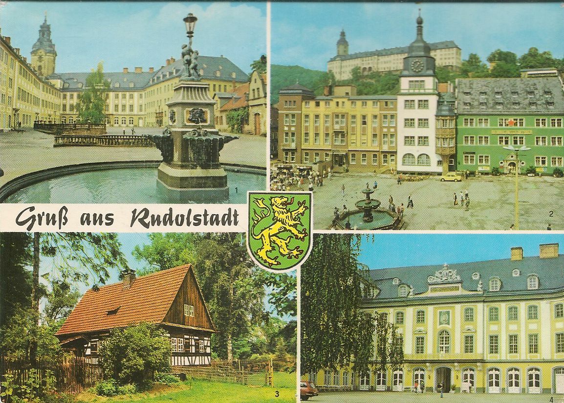RUDOLSTADT - QUATTRO VEDUTE - NV