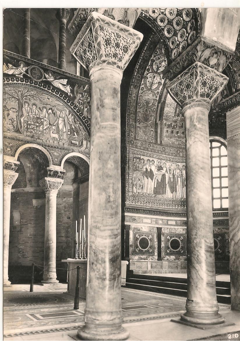 RAVENNA - TEMPIO SAN VITALE - PARTICOLARE PRESBITERIO - NV