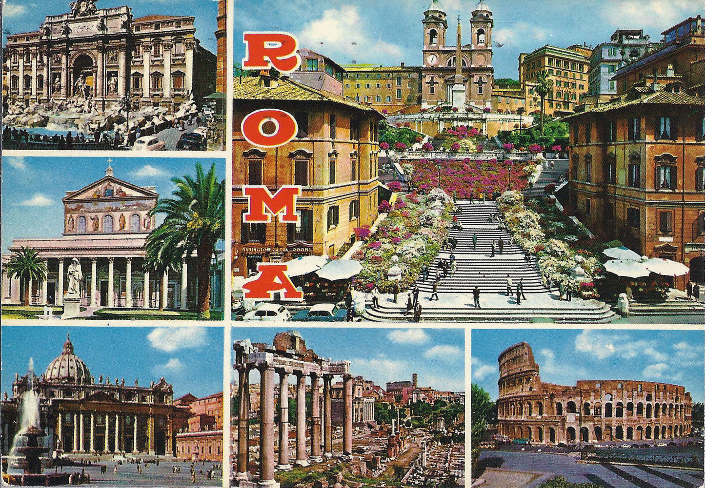 ROMA - 5 VEDUTE - V1971