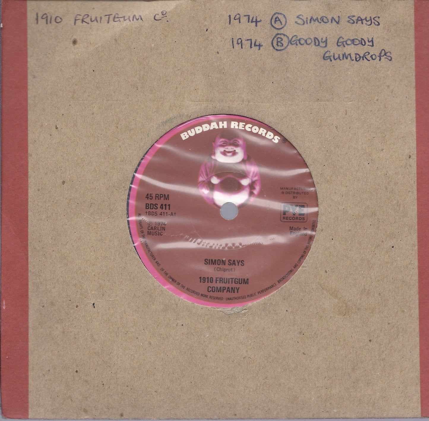 SIMON SAYS - GOODY GOODY GUMDROPS # 1910 FRUITGUM COMPANY