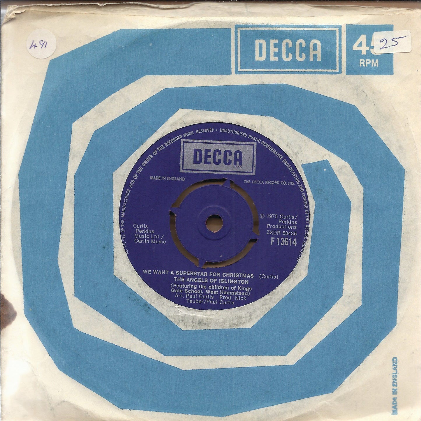WE WANT A SUPERSTAR FOR CHRISTMAS - HAVE YOURSELF ... -- THE ANGELS OF ISLINGTON
