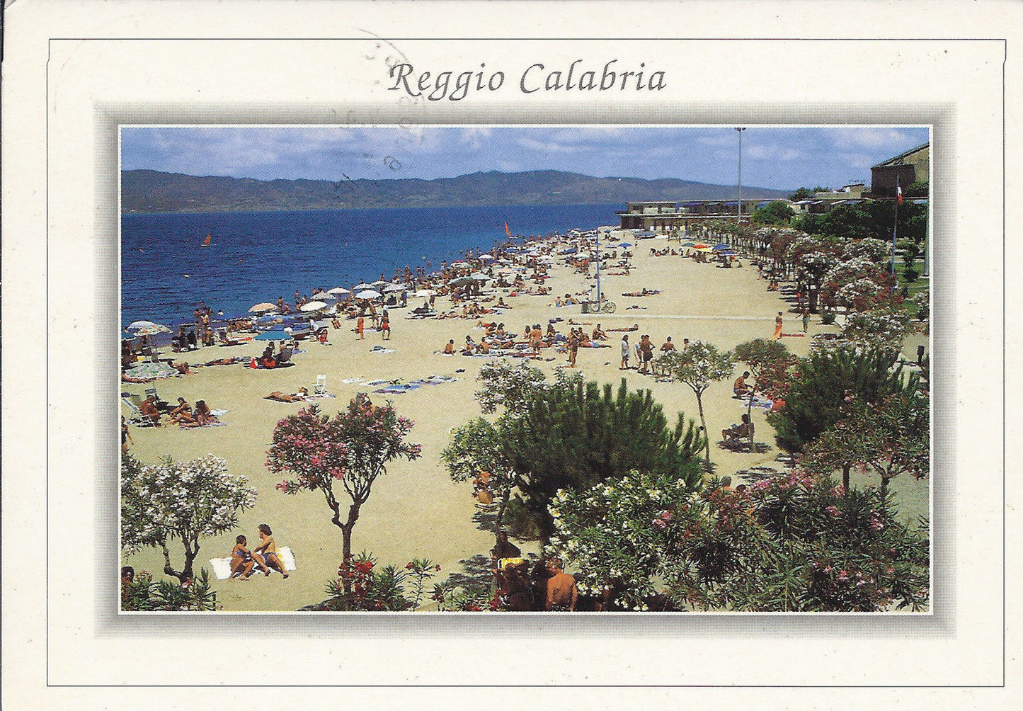 REGGIO CALABRIA - LIDO COMUNALE - VEDUTA SULLO STRETTO - V19