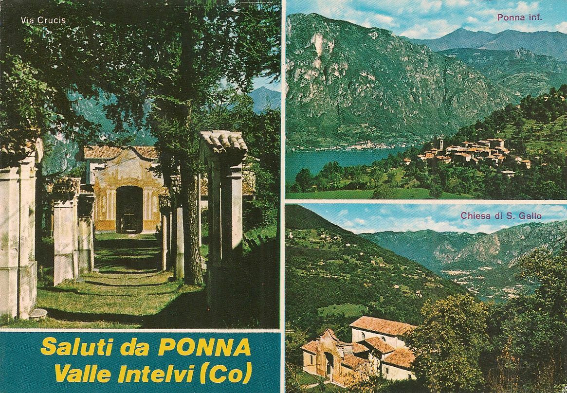 SALUTI DA PONNA - TRE VEDUTE - V1994