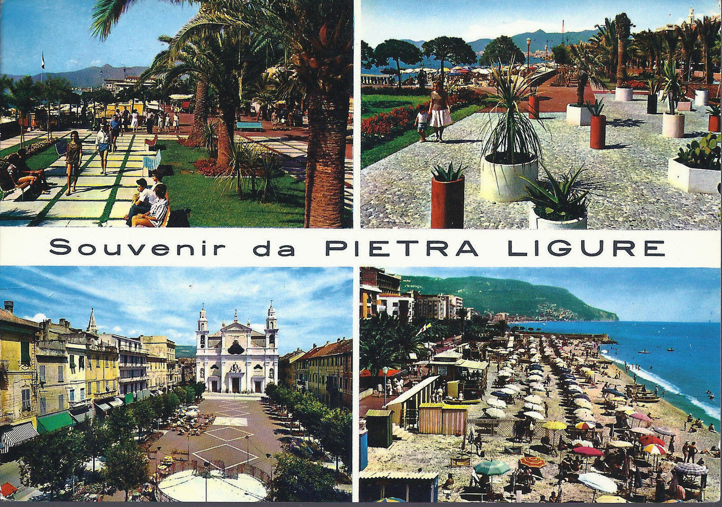 PIETRA LIGURE - 4 VEDUTE - V1969