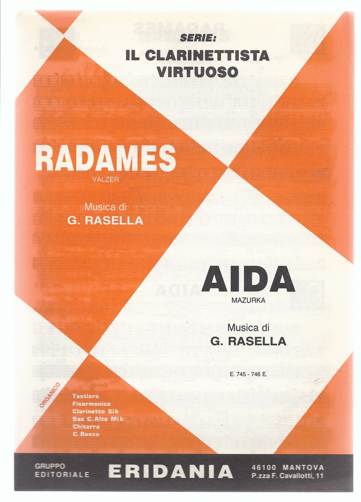 RADAMES - AIDA (G. Rasella) # SPARTITO