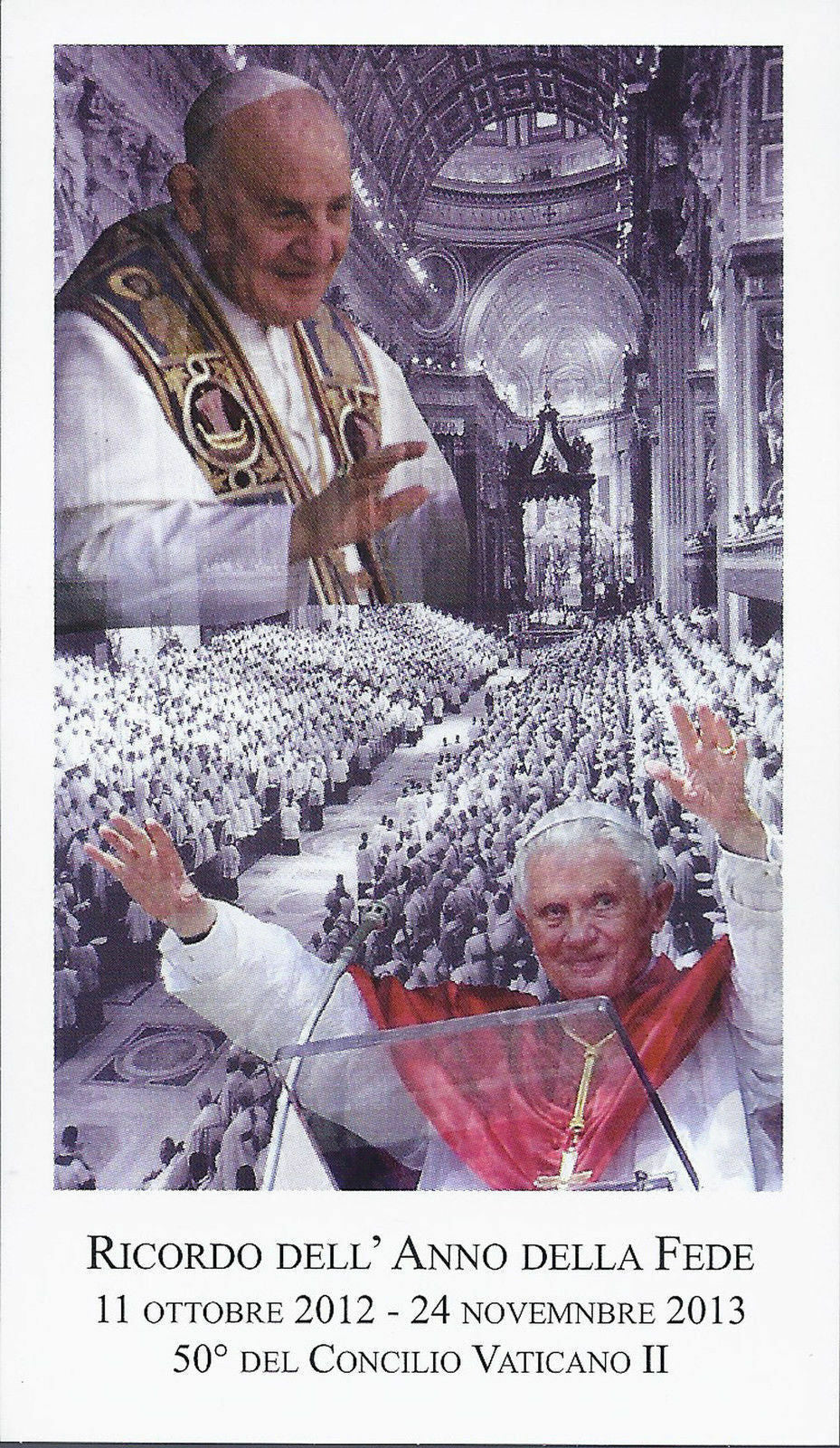 RICORDO DELL'ANNO DELLA FEDE 2012-2013 - SANTINO - AS01