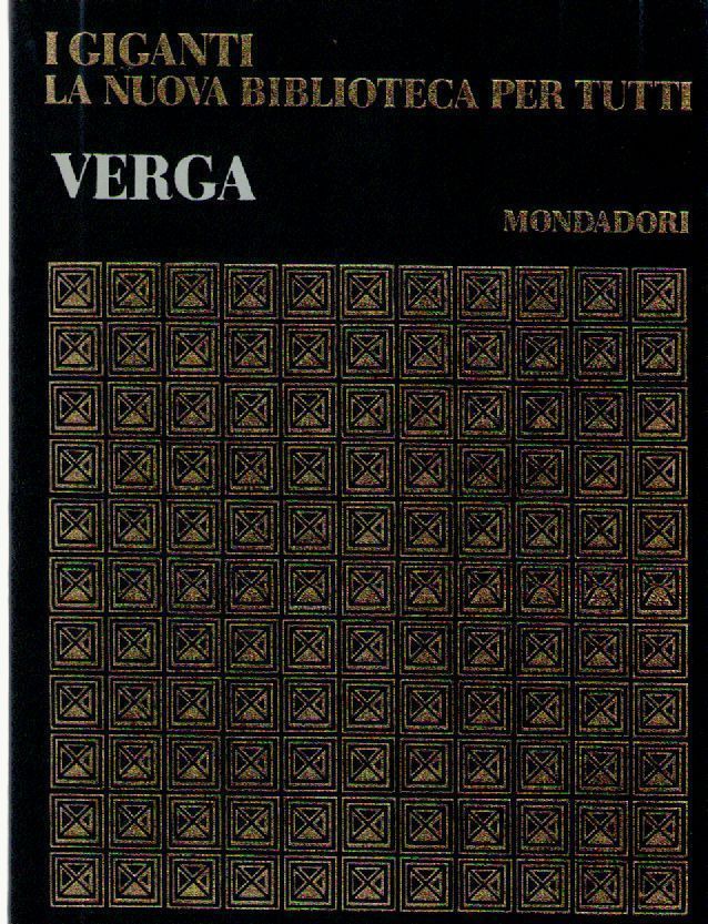 VERGA - I GIGANTI MONDADORI