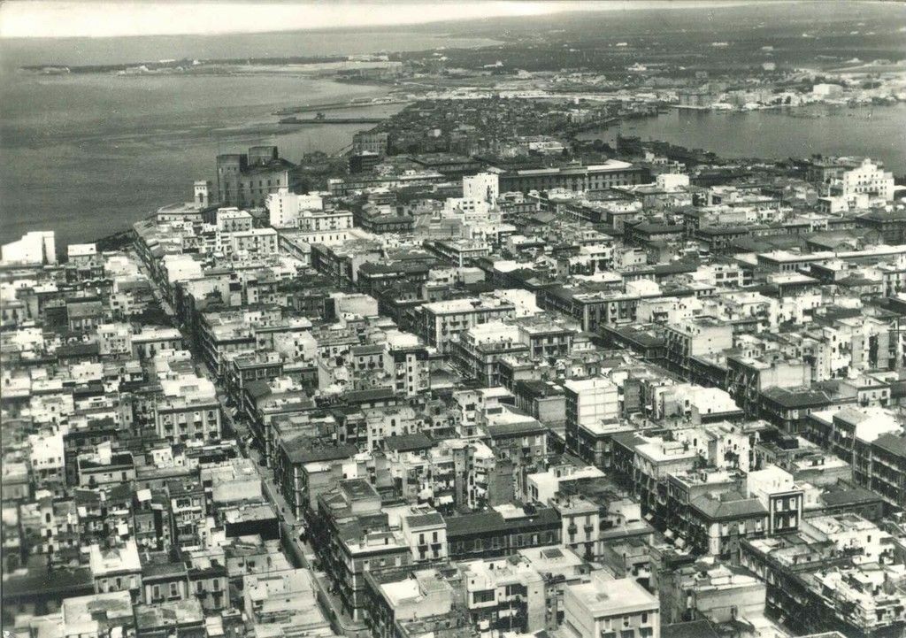 TARANTO - PANORAMA AEREO- V1958