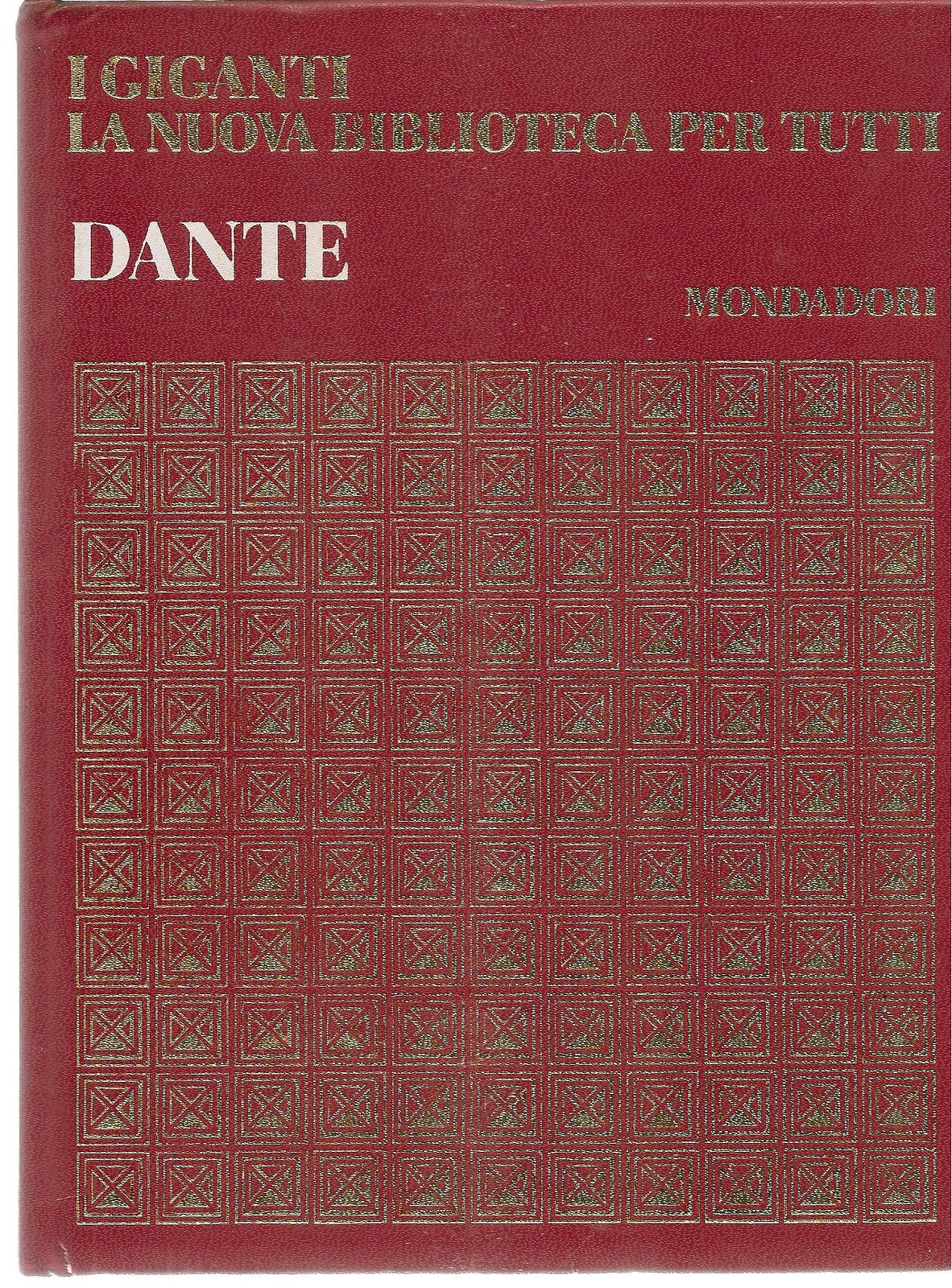 DANTE - I GIGANTI DELLA LETTERATURA