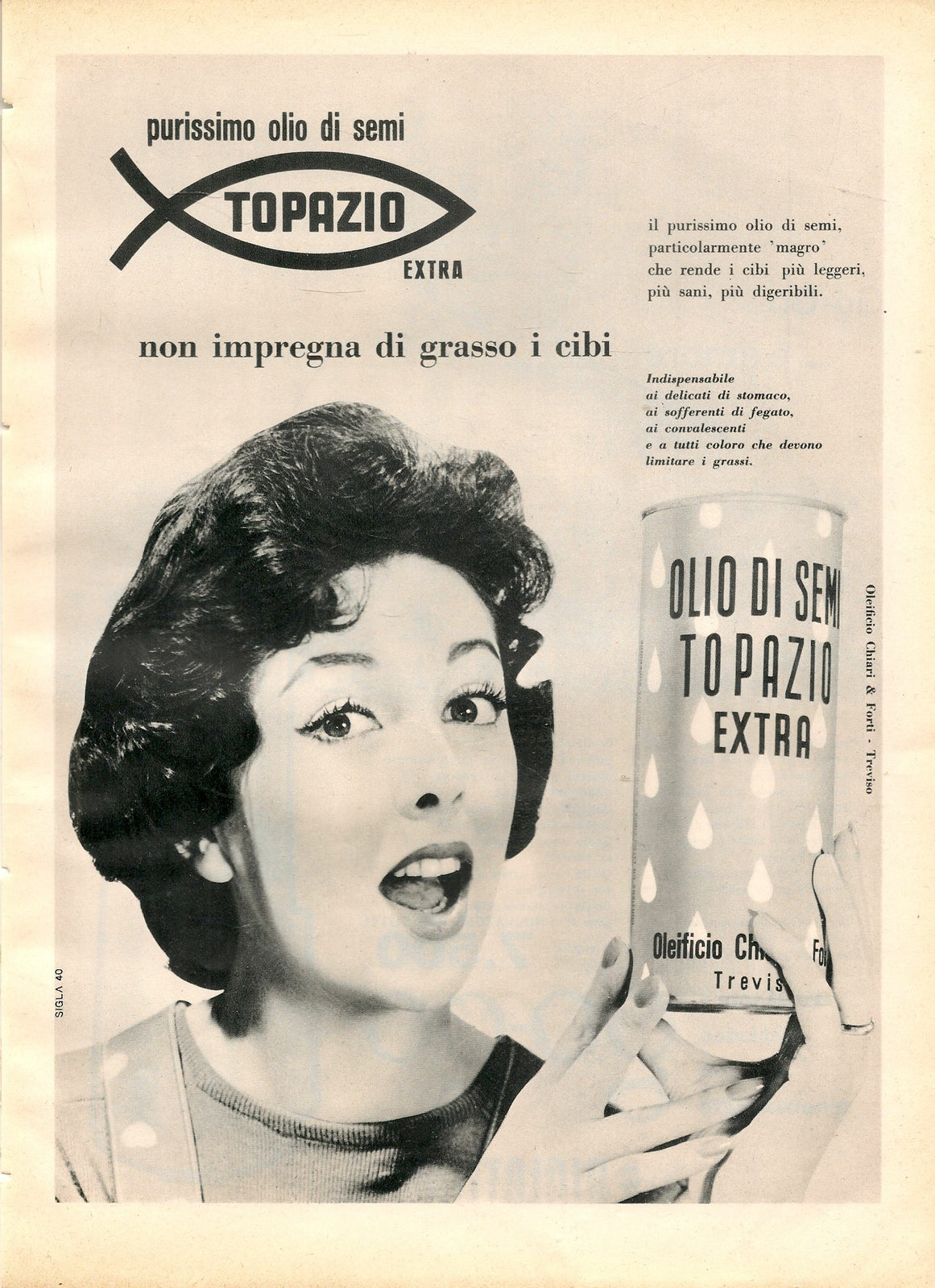 PURISSIMO OLIO DI SEMI TOPAZIO - ADVERTISING