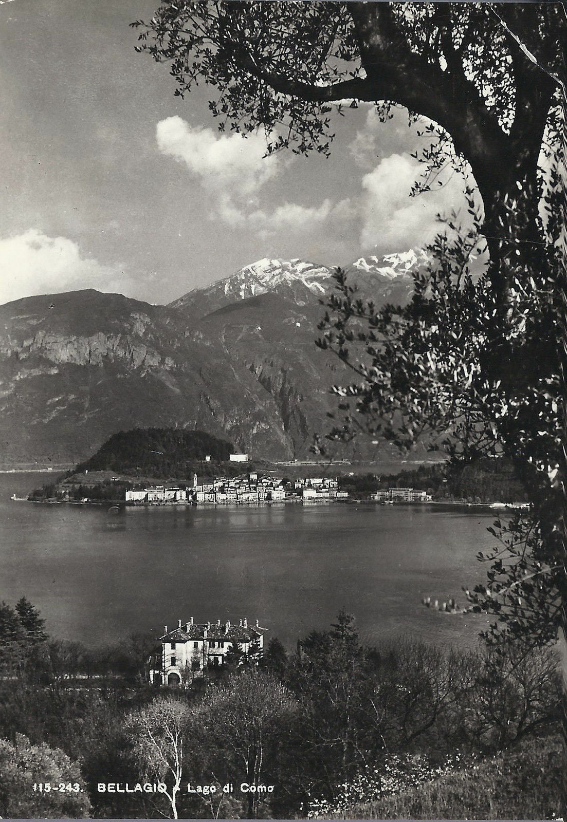BELLAGIO - LAGO DI COMO - V 1955 - FG