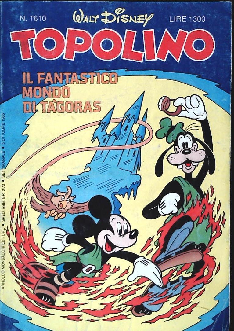 TOPOLINO N. 1610 - 5 OTTOBRE 1986