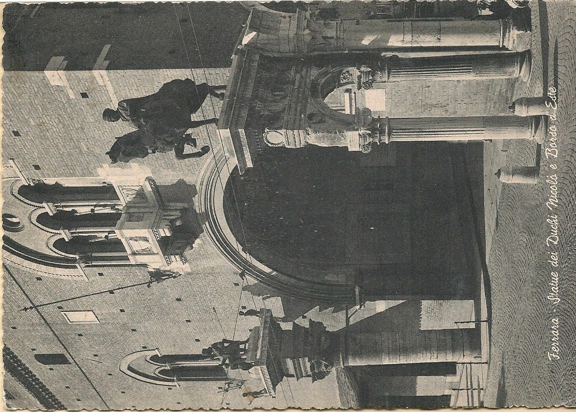 FERRARA - STAUTE DEI DUCHI NICOLO' E BORSO D'ESTE - V1960