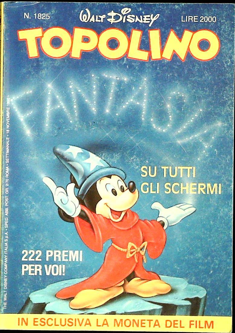 TOPOLINO N. 1825 - 18 NOVEMBRE 1990