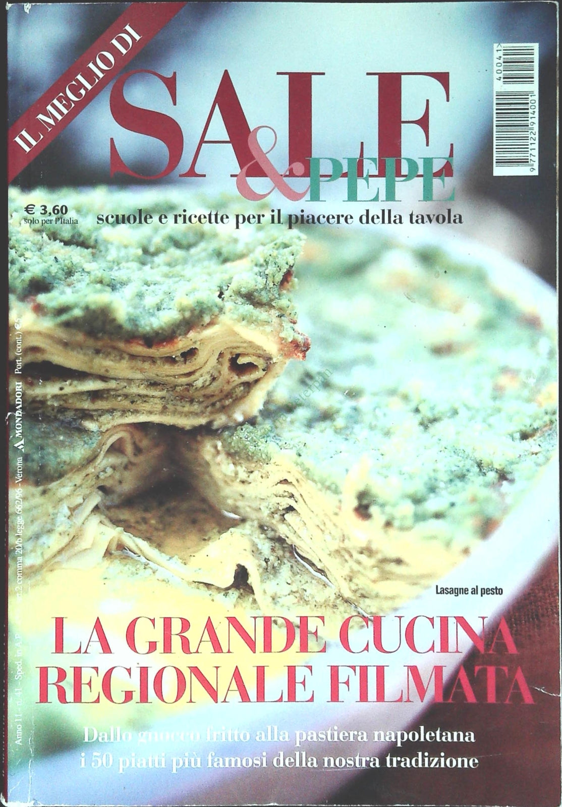 SALE E PEPE N. 41 - LA GRANDE CUCINA REGIONALE FILMATA
