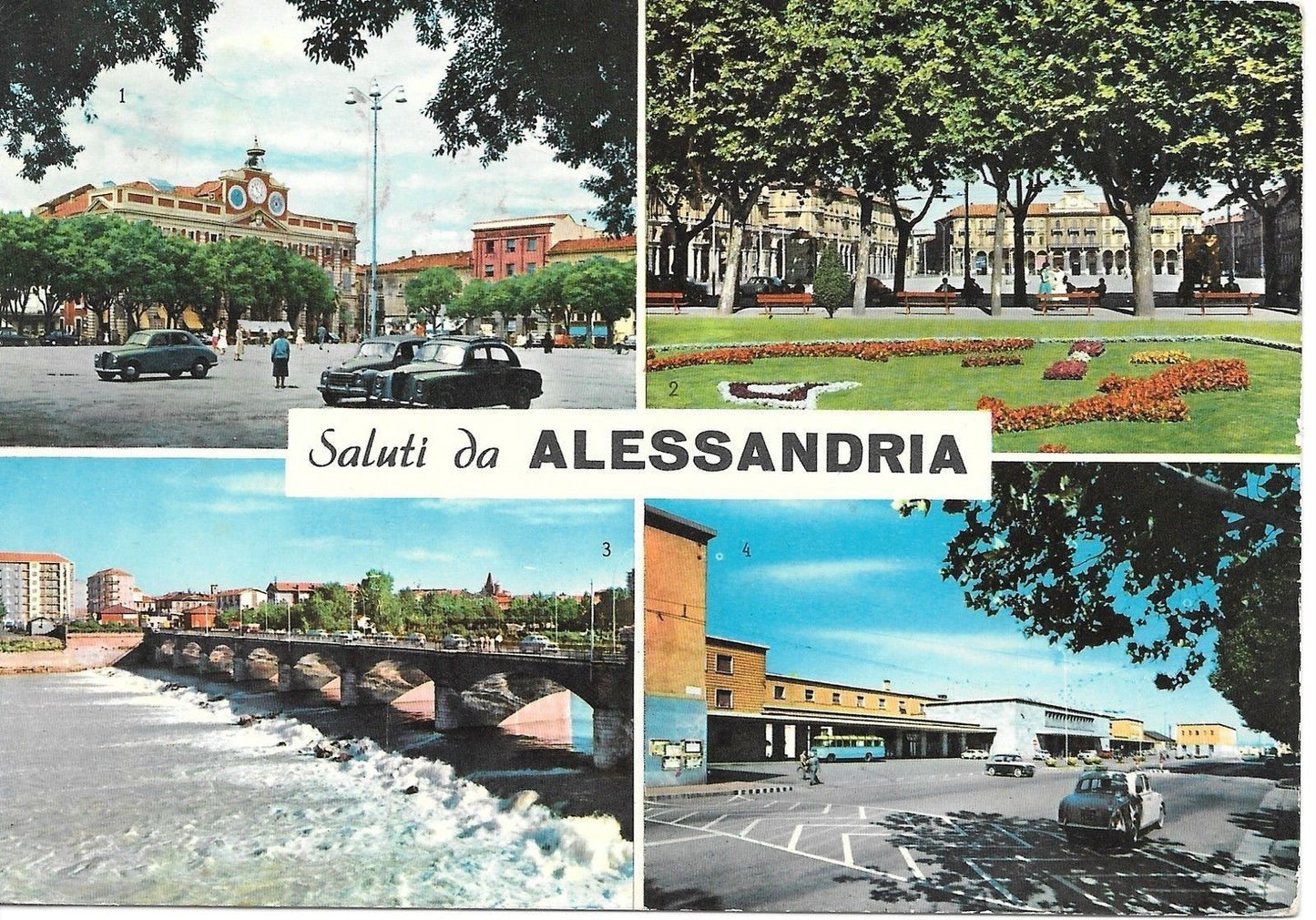 ALESSANDRIA - 4 VEDUTE - V1962