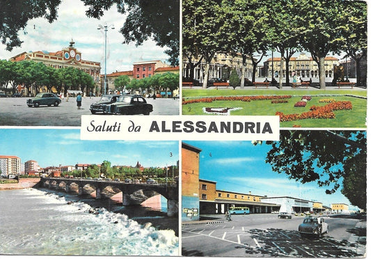 ALESSANDRIA - 4 VEDUTE - V1962