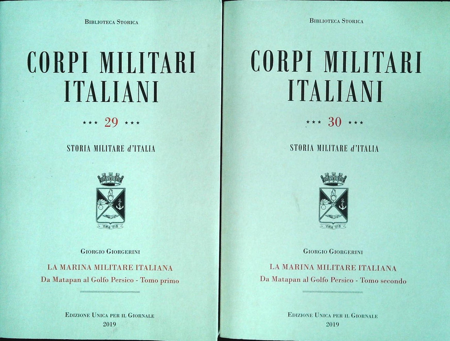 CORPI MILITARI ITALIANI. LA MARINA MILITARE ITALIANA-GIORGIO GIORGERINI-2 VOLUMI