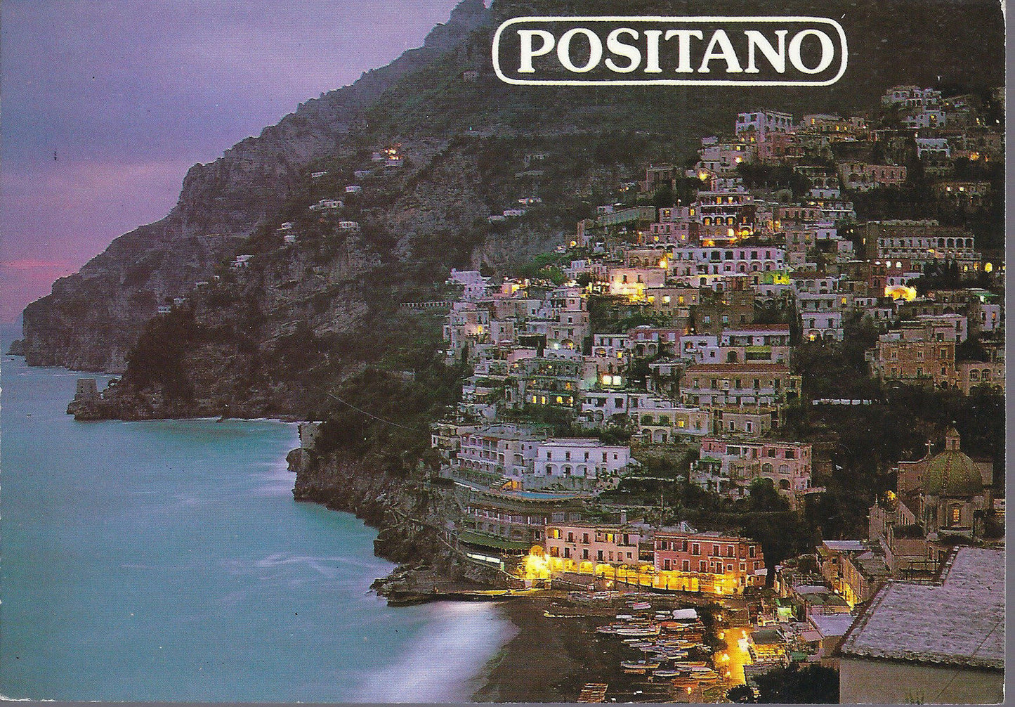 POSITANO - PANORAMA NOTTURNO - V 1996 - FG