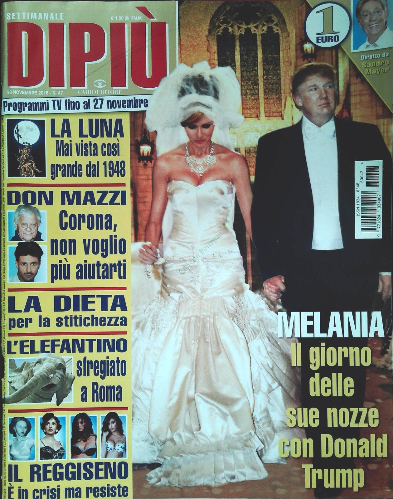 DI PIU' 28 NOVEMBRE 2016 - DON MAZZI FABRIZIO CORONA - OUTLET DEL LIBRO