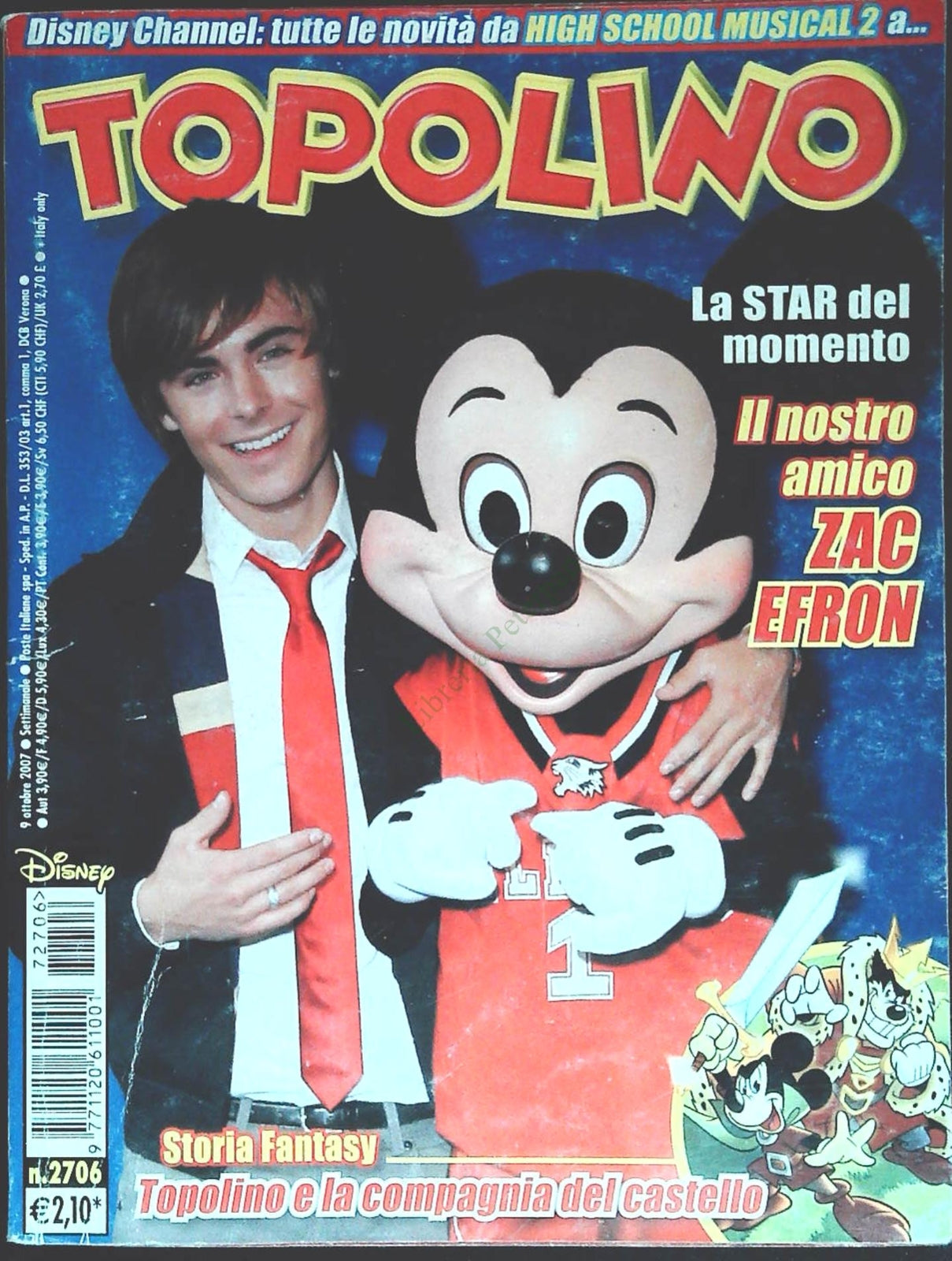 TOPOLINO N. 2706 - 9 OTTOBRE 2007
