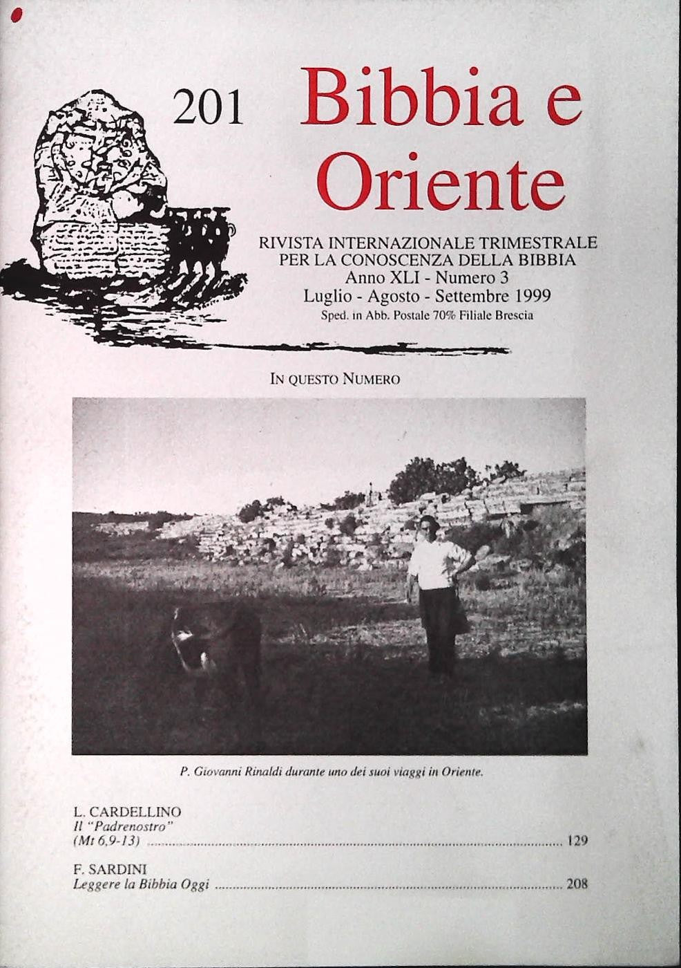 BIBBIA E ORIENTE N. 201