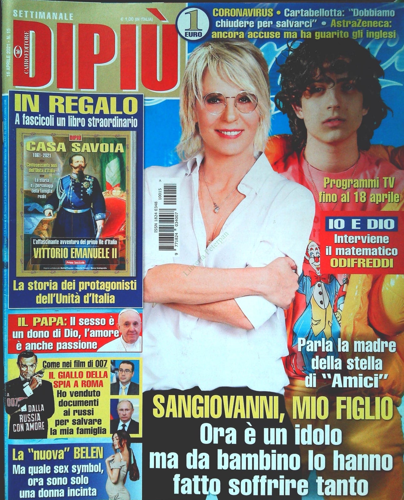 DI PIU' 18 APRILE 2021 - ODIFREDDI - SANGIOVANNI