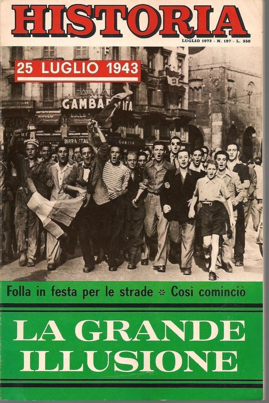 HISTORIA N 187 LUGLIO 1973