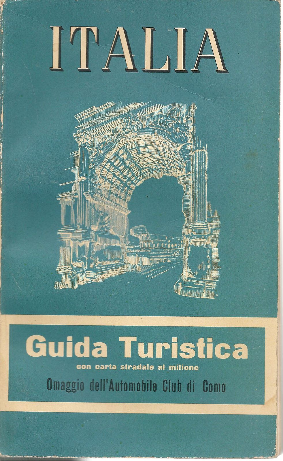 ITALIA GUIDA TURISTICA DE AGOSTINI ED. 1958