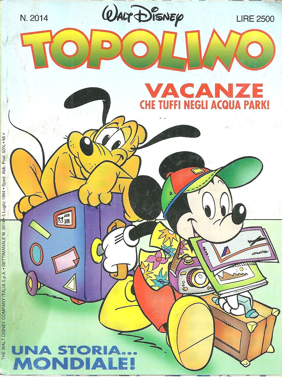 TOPOLINO N. 2014 - 5 LUGLIO 1994