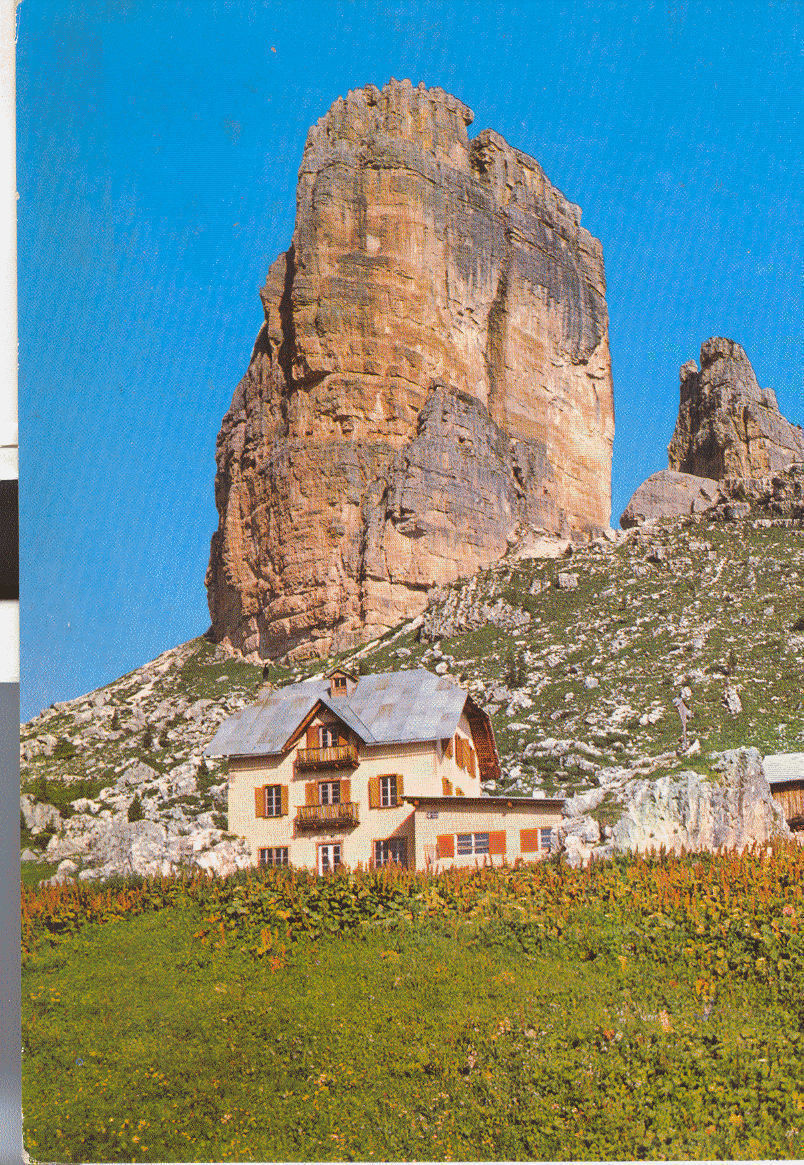 DOLOMITI - RIFUGIO 5 TORRI - TORRE GRANDE V1965