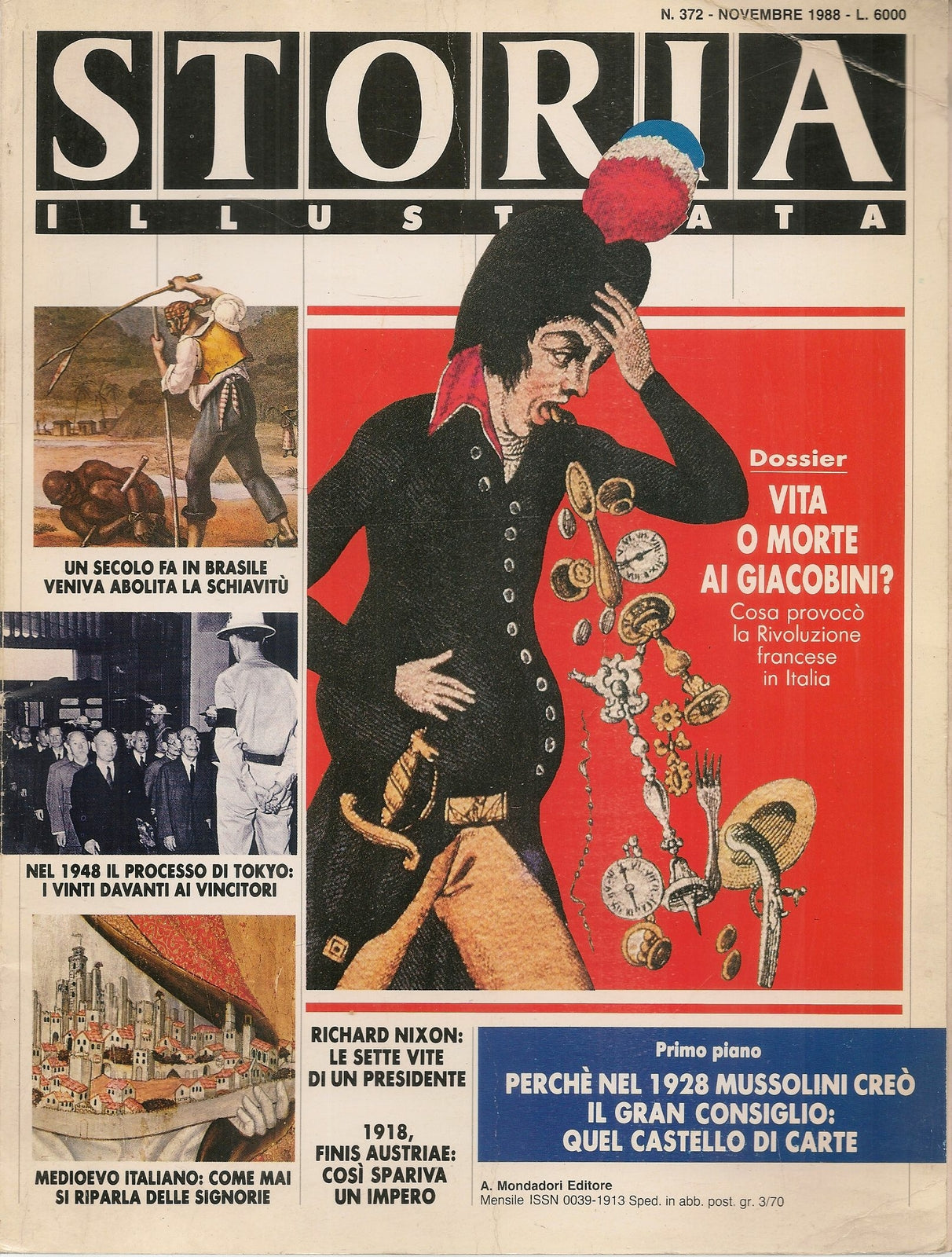 STORIA ILLUSTRATA N. 372 - VIOTA O MORTE AI GIACOOBINI