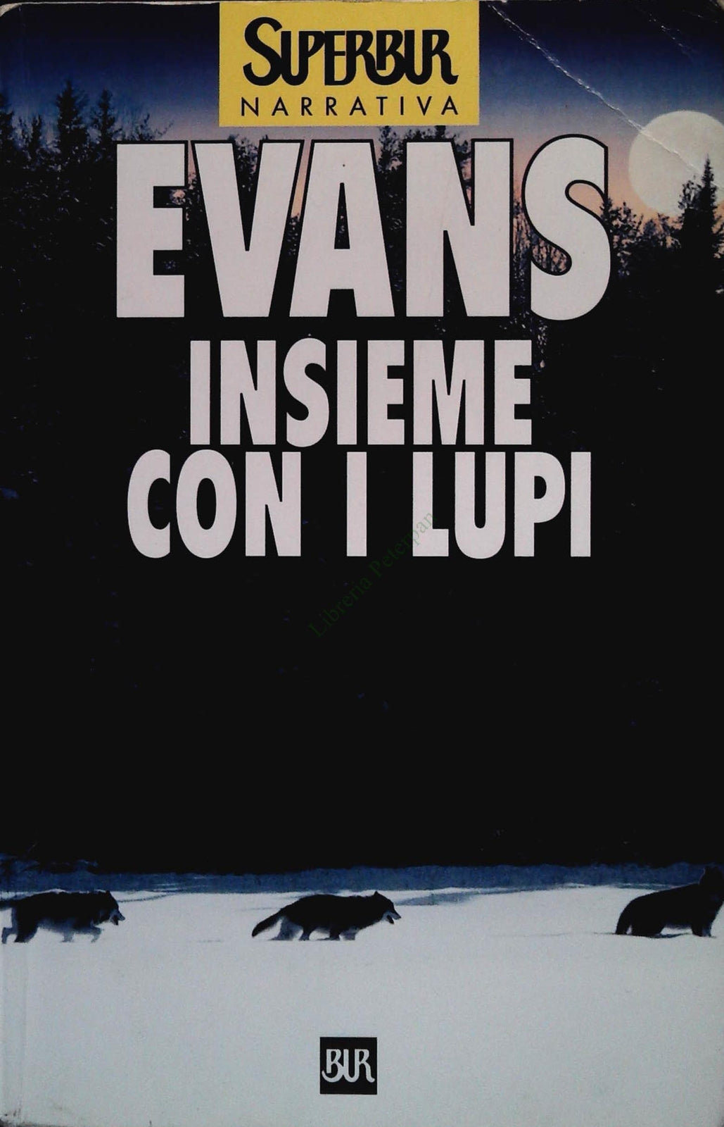 INSIEME COI LUPI - NICHOLAS EVANS - BUR RIZZOLI 2002 - OUTLET DEL LIBRO
