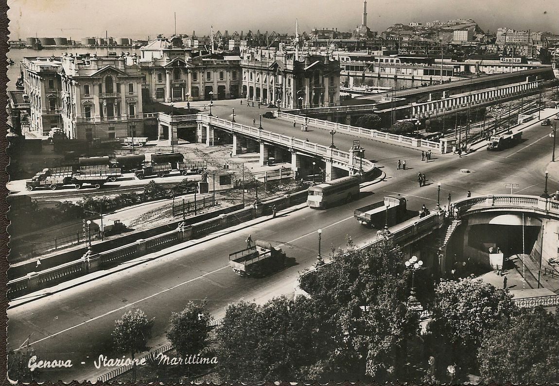 GENOVA - STAZIONE MARITTIMA - V1953