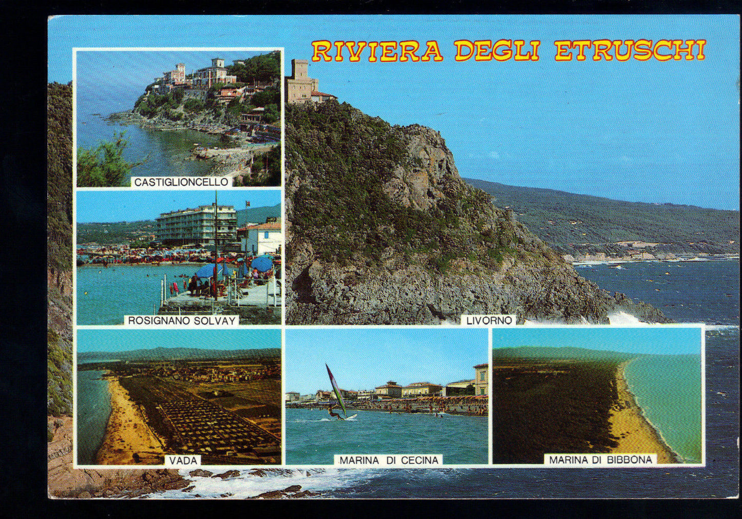 RIVIERA DEGLI ETRUSCHI - 6 VEDUTINE - NV